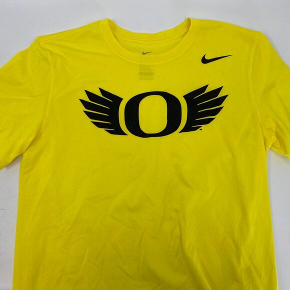 Nike Yellow Black University of Oregon Athletic Tee | Size M - Picture 5 of 7